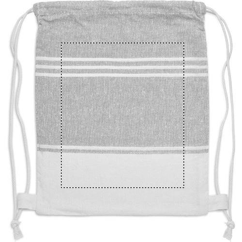 Emplacement de marquage : sac, derrière