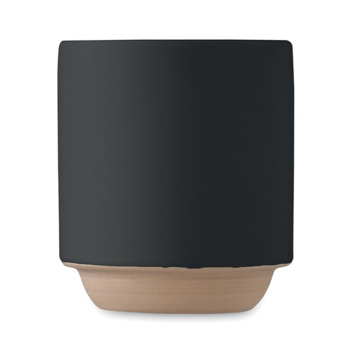 black CERACK Taza de cerámica 170 ml