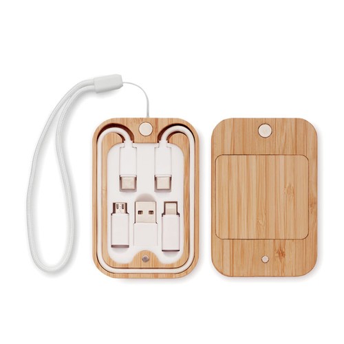 CHARGOO Chargeur sans fil 15W bambou - 8