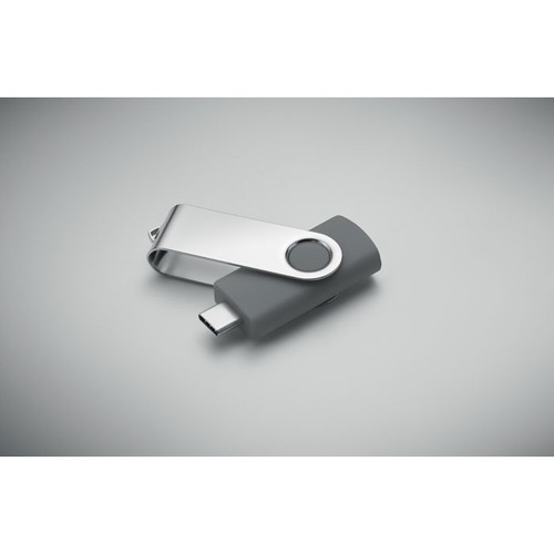 gray COLODRI USB flash 3.0 tipo-C de 16G MO1401