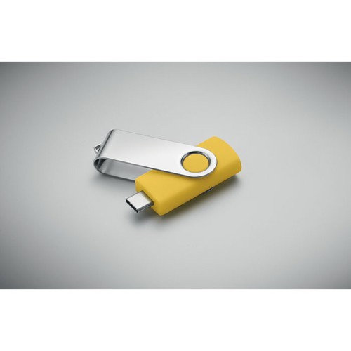 yellow COLODRI USB flash 3.0 tipo-C de 16G MO1401