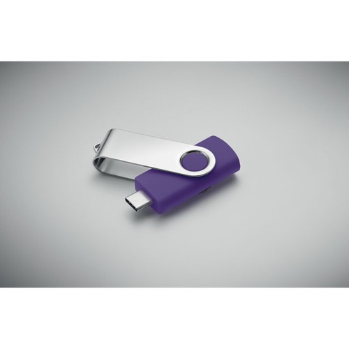 purple COLODRI USB flash 3.0 tipo-C de 16G MO1401