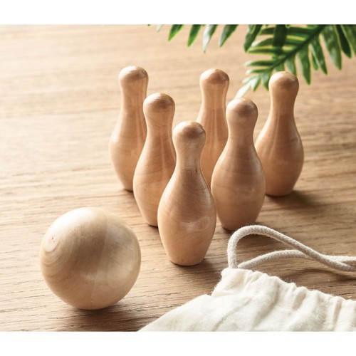 BOLITO Mini jeu de quilles en pin - 5