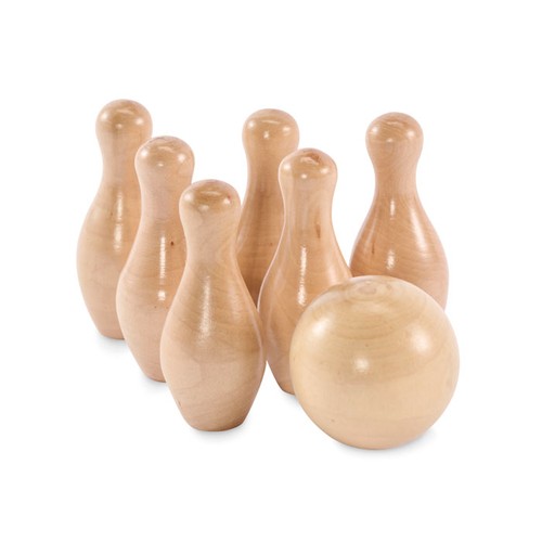BOLITO Mini jeu de quilles en pin - 7