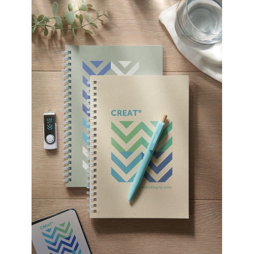 RECARNOTE Cahier A5 en carton recyclé - 5