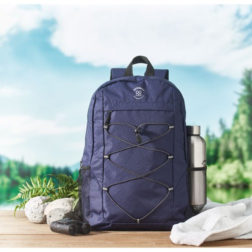 HIGE Mochila de poliéster RPET 600D