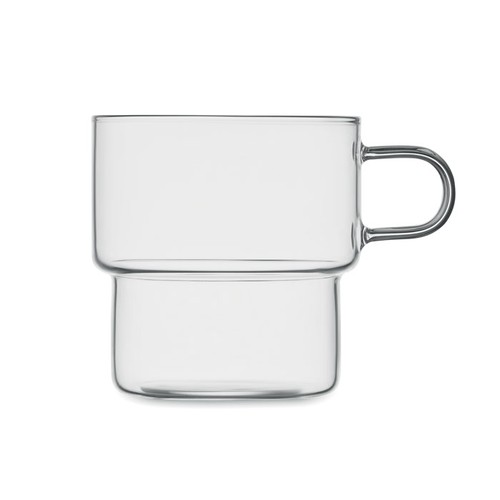 transparente BOROMUG Taza de borosilicato. 300ml