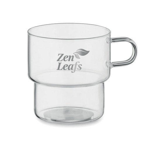 transparente BOROMUG Taza de borosilicato. 300ml