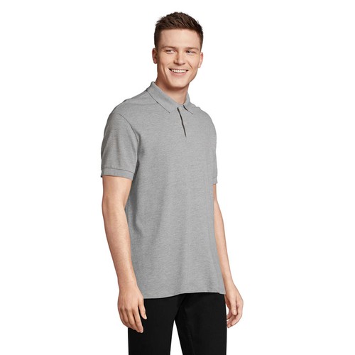 gris chiné PACIFIC PACIFIC POLO HOMBRE