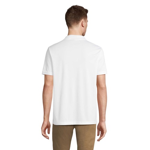 white PITCHER PITCHER UNISEX POLO