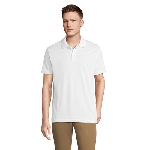 white PITCHER PITCHER UNISEX POLO
