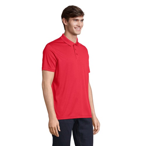 red PITCHER PITCHER UNISEX POLO