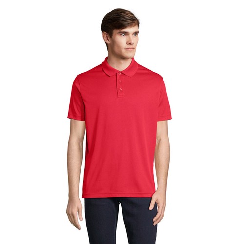 red PITCHER PITCHER UNISEX POLO