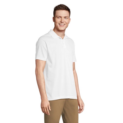 white PITCHER PITCHER UNISEX POLO