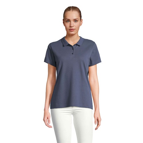 azul denim PULSE WOMEN PULSE POLO MUJER