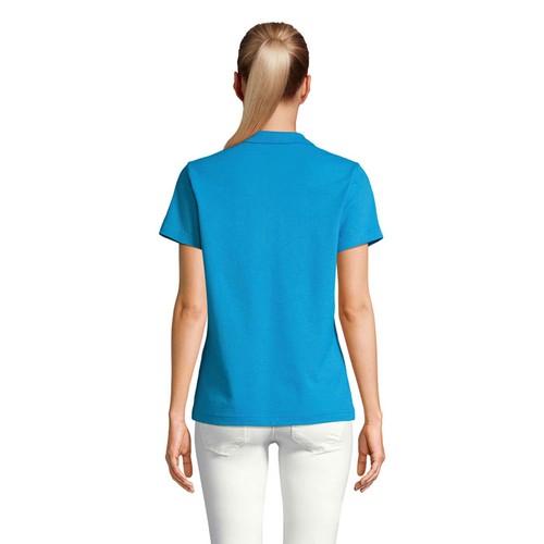 azul aqua PULSE WOMEN PULSE POLO MUJER