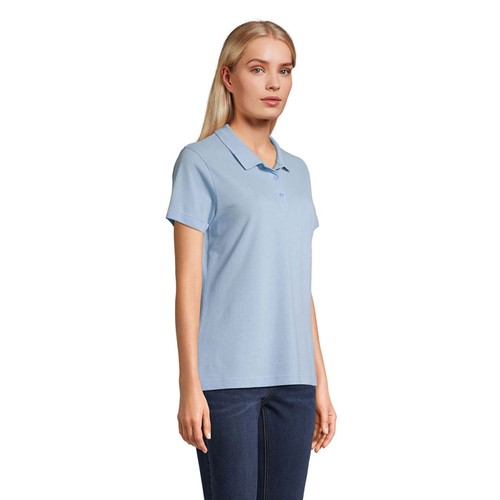 azul cielo puro PULSE WOMEN POLO MUJER