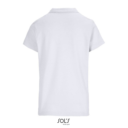 white PULSE WOMEN POLO MUJER