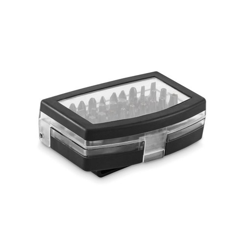 black SCREY Kit 32 puntas destornillador