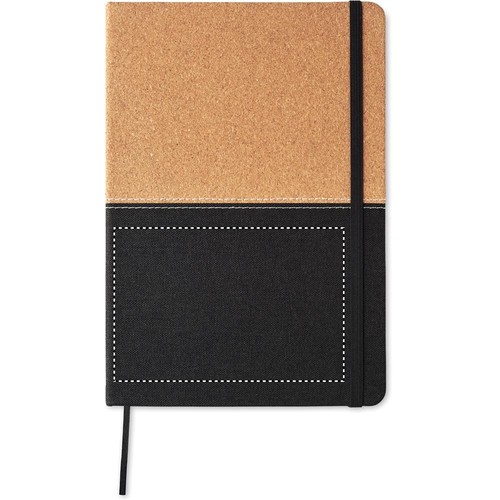 Emplacement de marquage : à l'avant en bas du carnet