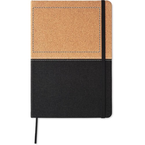 Emplacement de marquage : sur le devant du carnet