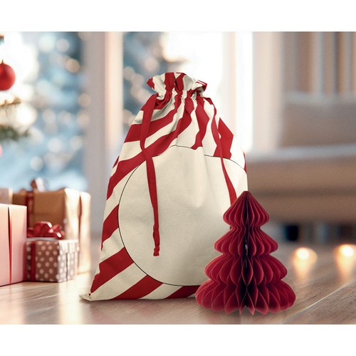 LAUKKU Bolsa grande algodón Papá Noel