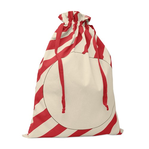 LAUKKU Grand sac coton Père Noël - 1