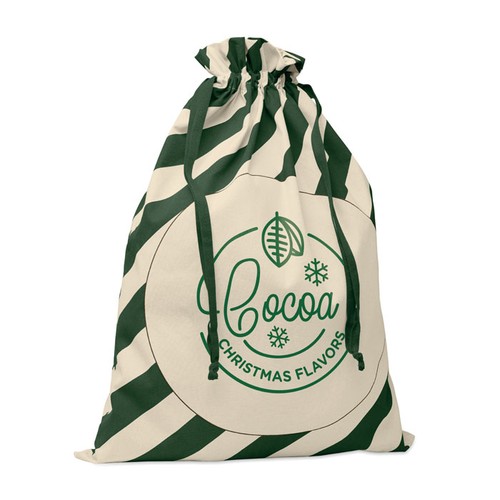 LAUKKU Bolsa grande algodón Papá Noel