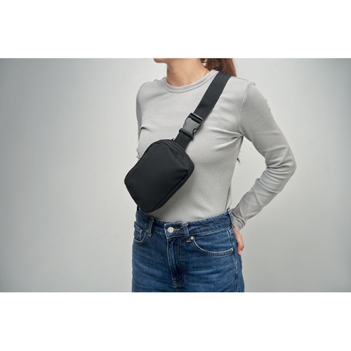 black KOROVIN WAIST Riñonera de poliéster 210D
