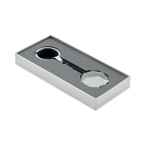 ROUNDWARD Llavero redondo de cristal