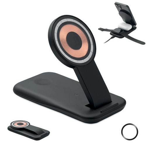 PENDOLESS CARGADOR INALÁMBRICO 3 EN 1 DE