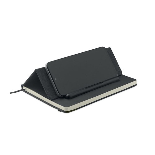 black RINBOOK Libreta A5 con soporte