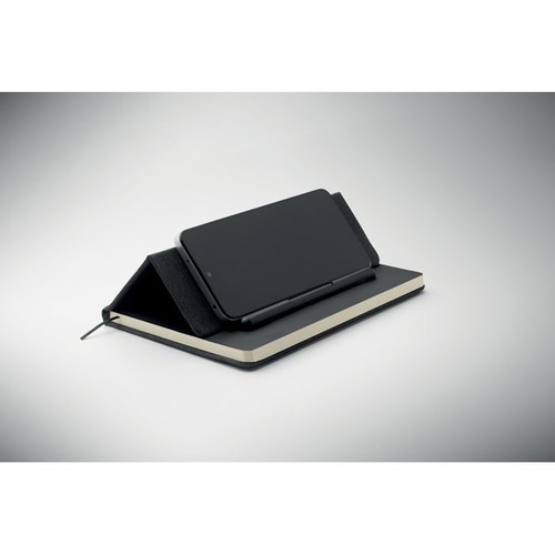 black RINBOOK Libreta A5 con soporte
