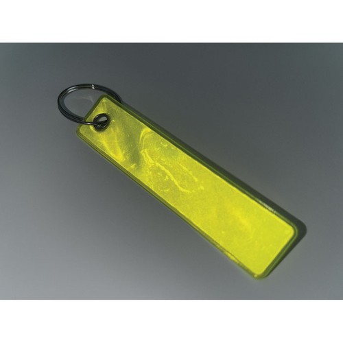 amarillo fluo KEYFLECT Llavero reflectante de PVC
