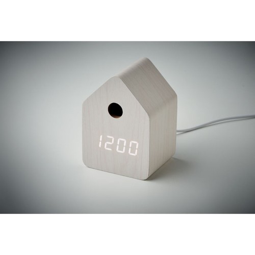 CUCKOO Reloj despertador de MDF