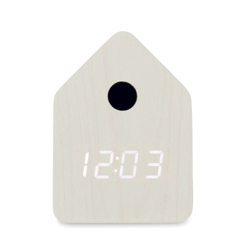 CUCKOO Reloj despertador de MDF