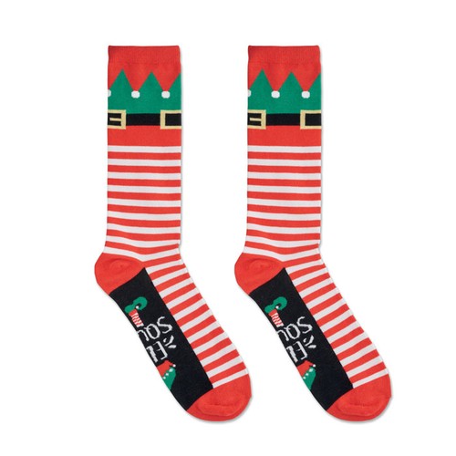 blanco/rojo SOC MEDIUM Par de calcetines de Navidad M