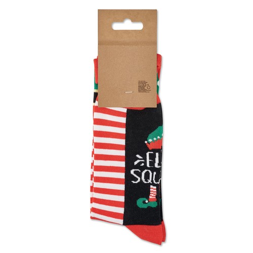 blanco/rojo SOC MEDIUM Par de calcetines de Navidad M