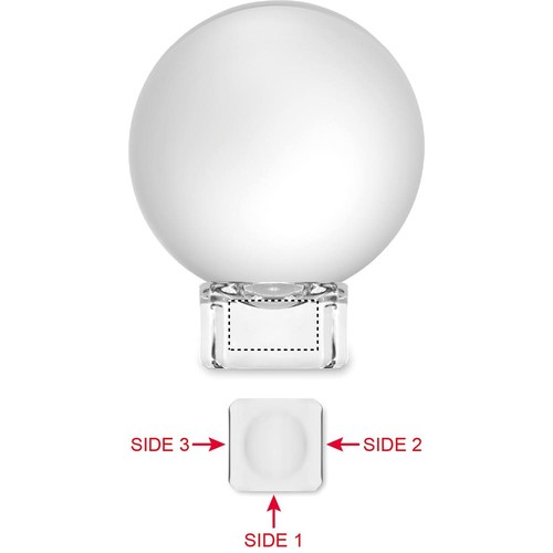 Emplacement de marquage : base, face 3
