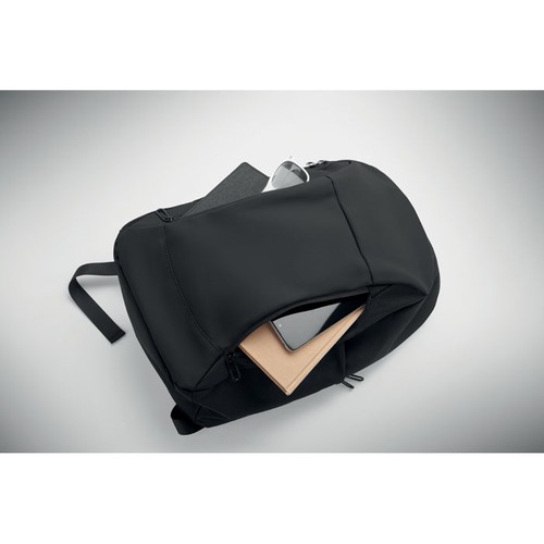 KOROVIN Mochila PU suave portátil 15