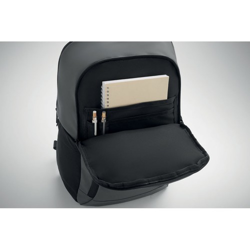 KOROVIN Mochila PU suave portátil 15