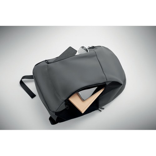 KOROVIN Mochila PU suave portátil 15