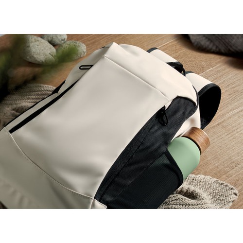 KOROVIN Mochila PU suave portátil 15