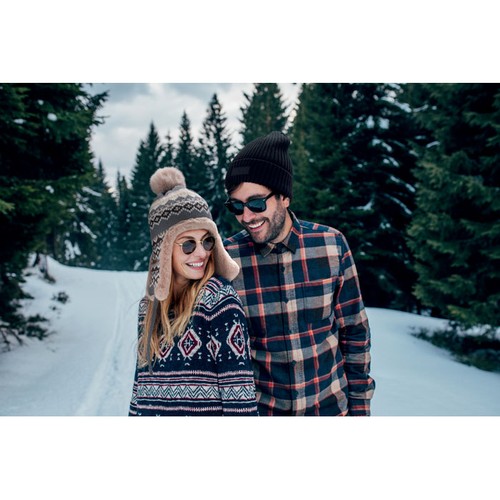 YULONG Gorro de punto con orejeras