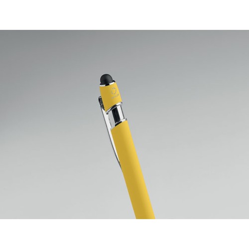 yellow SIPARO Bolígrafo de aluminio gomoso