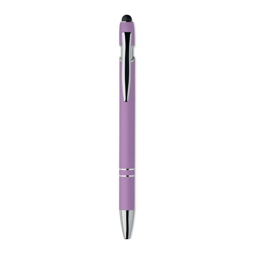 purple SIPARO Bolígrafo de aluminio gomoso