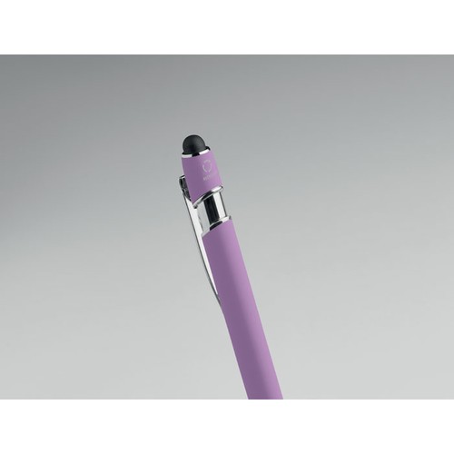 purple SIPARO Bolígrafo de aluminio gomoso
