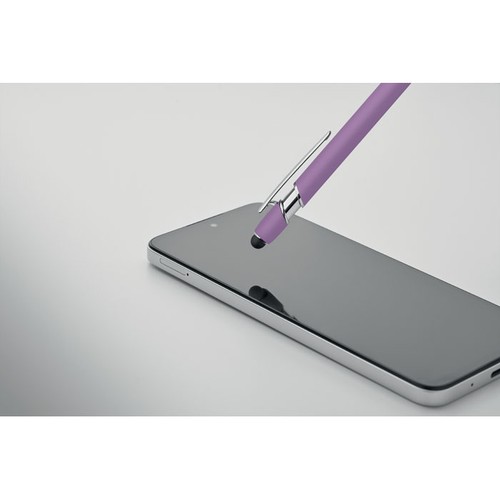 purple SIPARO Bolígrafo de aluminio gomoso