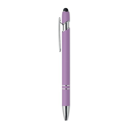 purple SIPARO Bolígrafo de aluminio gomoso