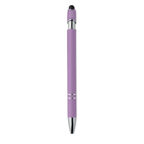 purple SIPARO Bolígrafo de aluminio gomoso